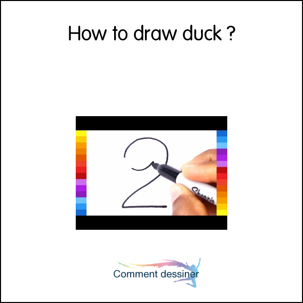How to draw duck